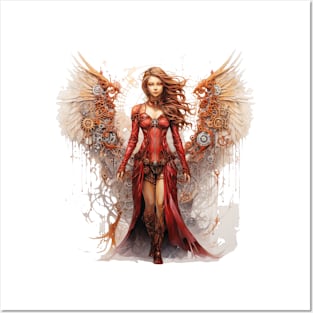 Steampunk Angel #10 Posters and Art